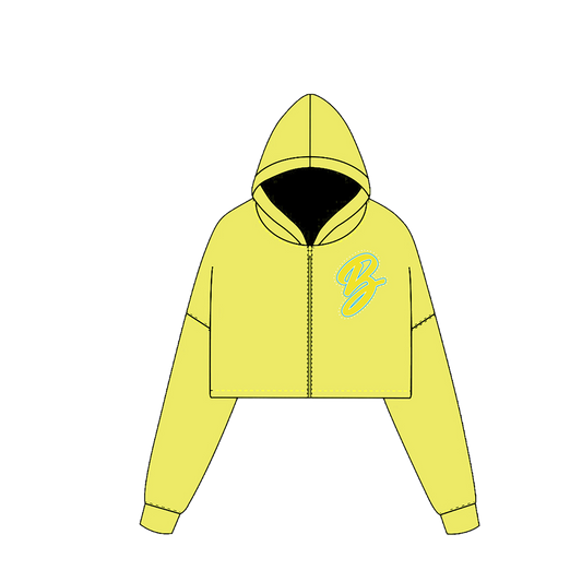 Yellow Baccend Hoodie