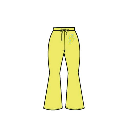 Yellow Baccend Pants